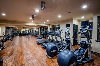 The courts at preston oaks apartments gym